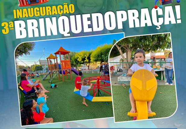 Prefeitura de Esperantina vai inaugurar brinquedopraça