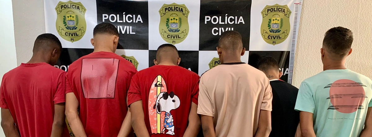 Presos durante operação da Polícia Civil em Oeiras