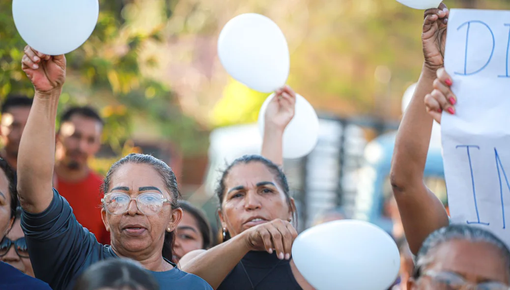 Protesto na BR 316 em Teresina