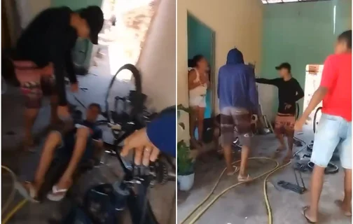 Quatro indivíduos invadiram uma casa, roubaram celulares e tentaram matar uma pessoa no bairro Colorado