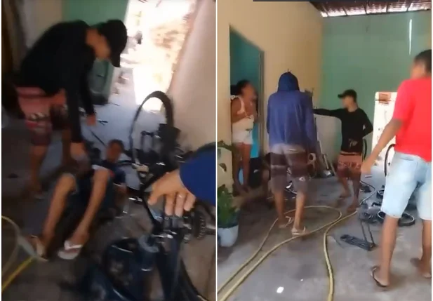 Quatro indivíduos invadiram uma casa, roubaram celulares e tentaram matar uma pessoa no bairro Colorado