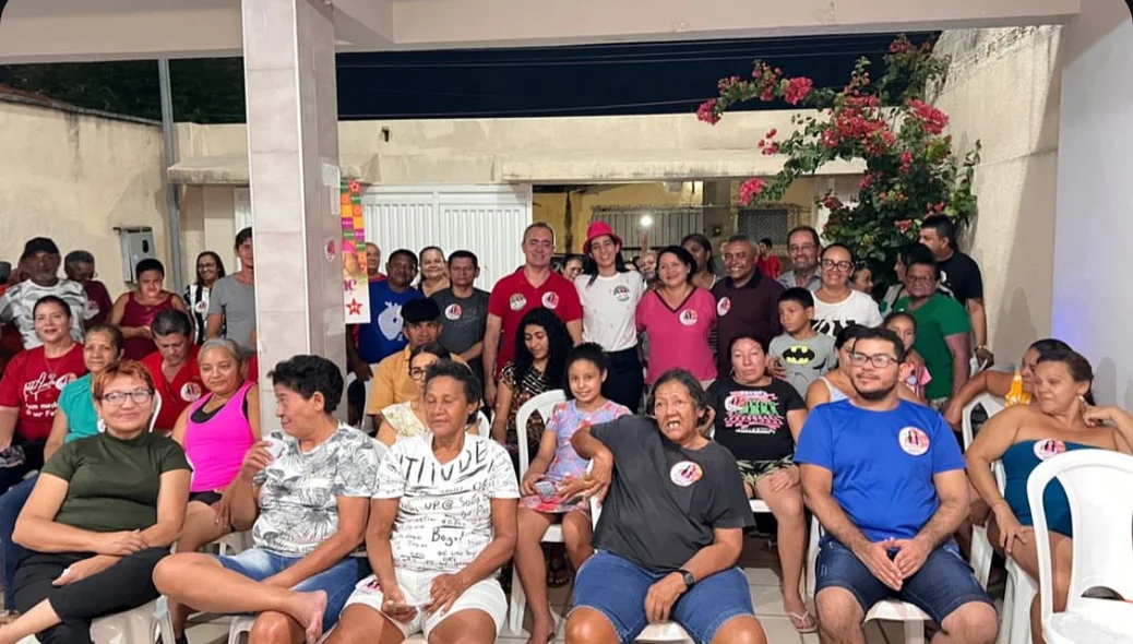 Reunião da candidata a vereadora Iasminne Pinheiro na zona norte de Teresina