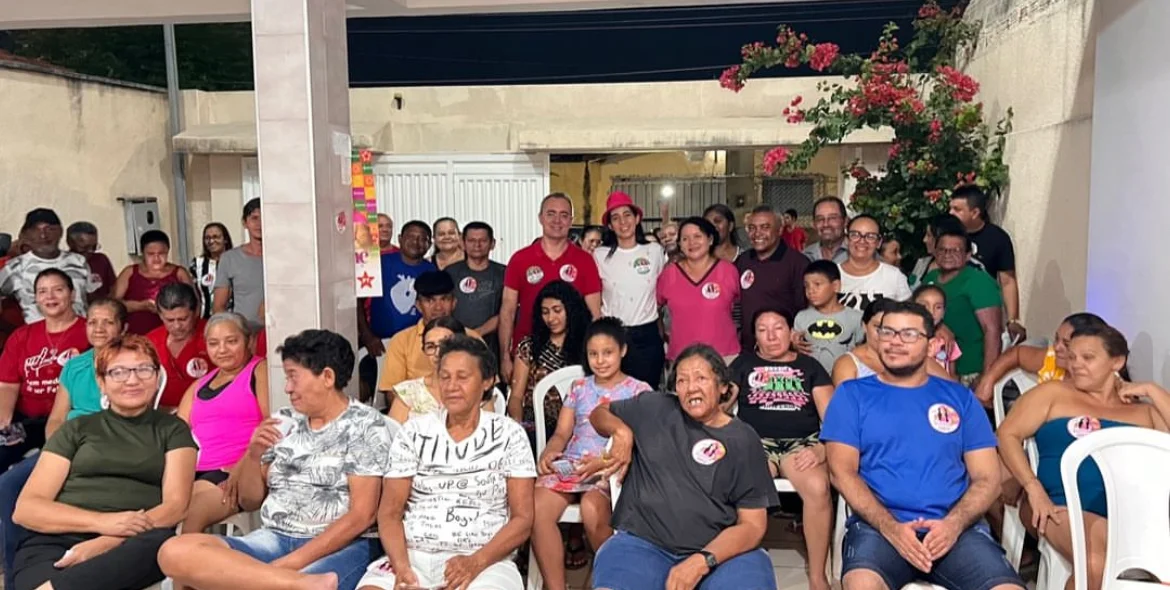 Reunião da candidata a vereadora Iasminne Pinheiro na zona norte de Teresina