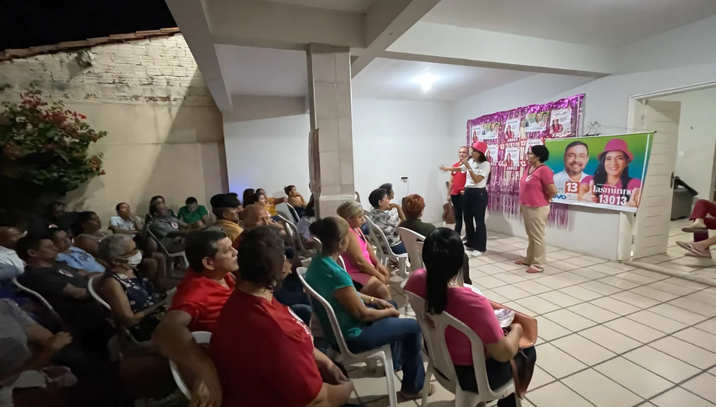 Reunião no bairro Matinha, zona norte de Teresina