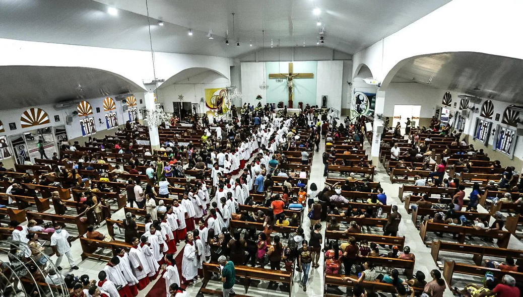 Santuário São Francisco de Assis ficou lotado