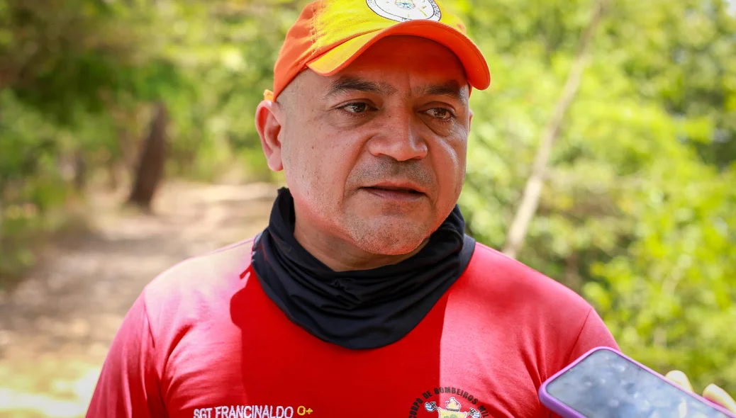 Sargento Francinaldo, do Corpo de Bombeiros do Piauí