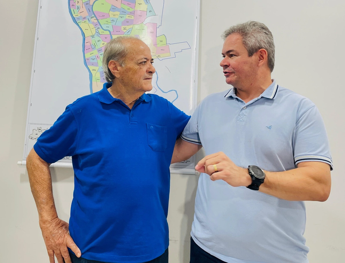 Sílvio Mendes, prefeito eleito em Teresina, e Rafael, prefeito eleito em Timon