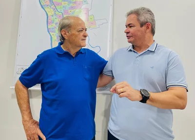 Sílvio Mendes, prefeito eleito em Teresina, e Rafael, prefeito eleito em Timon