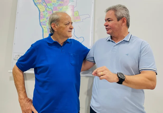 Sílvio Mendes, prefeito eleito em Teresina, e Rafael, prefeito eleito em Timon