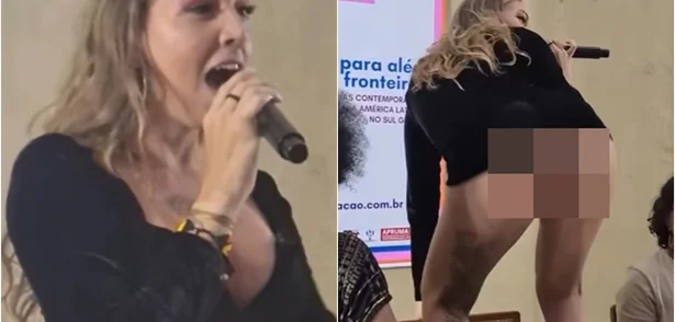 Tertuliana Lustosa fez performance erótica na UFMA