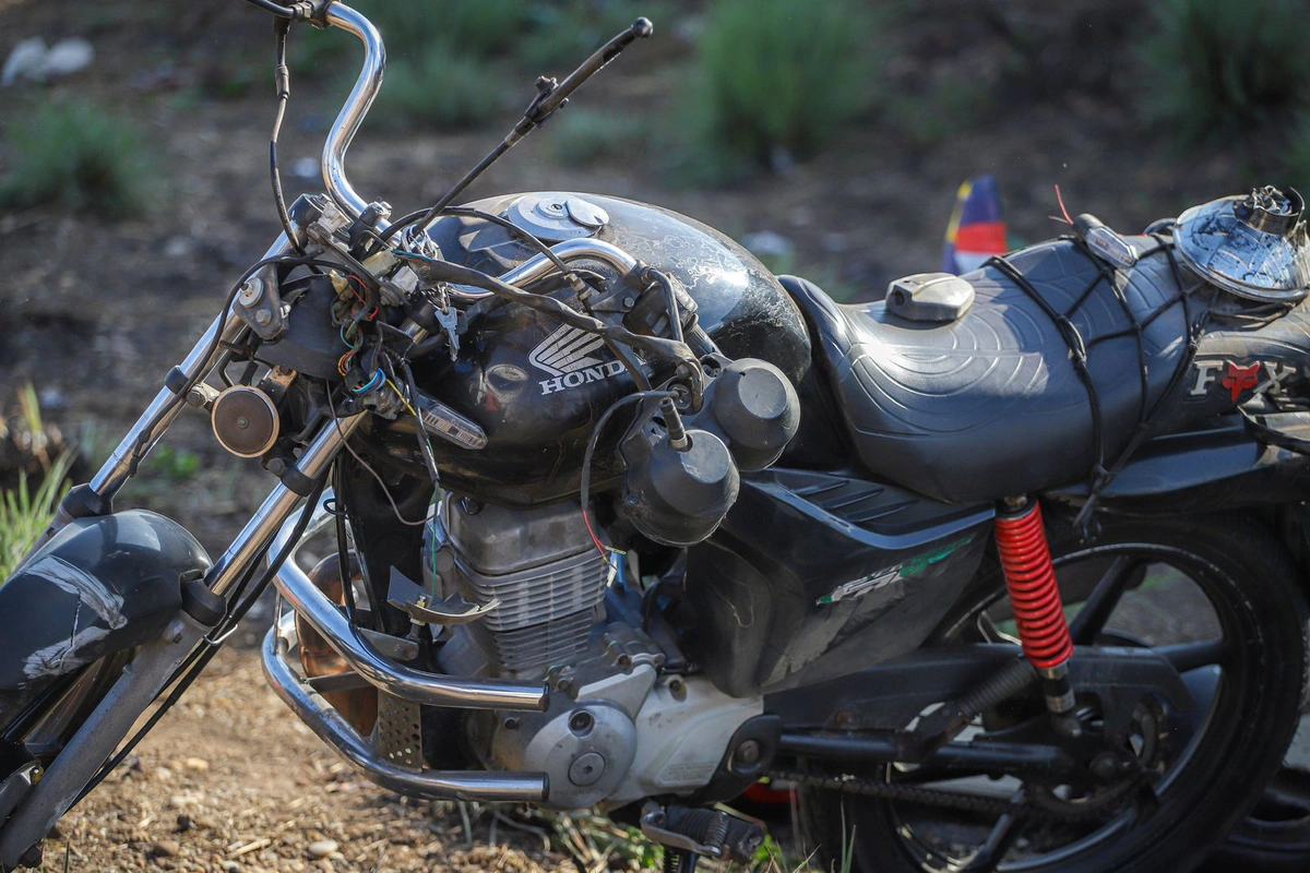 Acidente de moto na BR 316 em Teresina