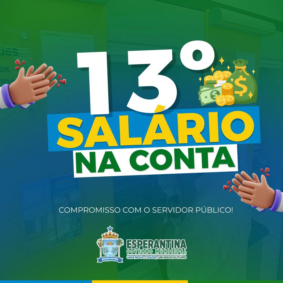 Antecipação do 13º salário para servidores