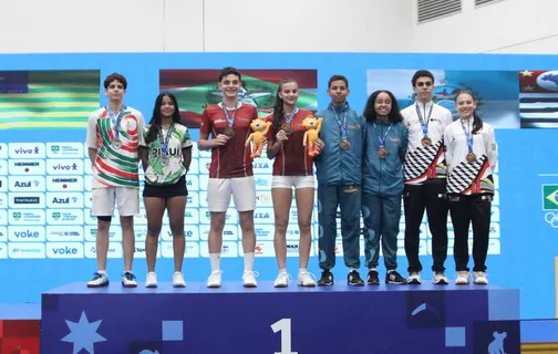 Atletas de Badminton conquistam 4 medalhas para o Piauí nos Jogos da Juventude Caixa 2024