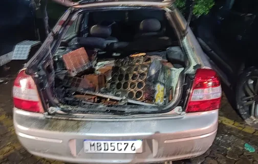 Carro que explodiu perto do STF