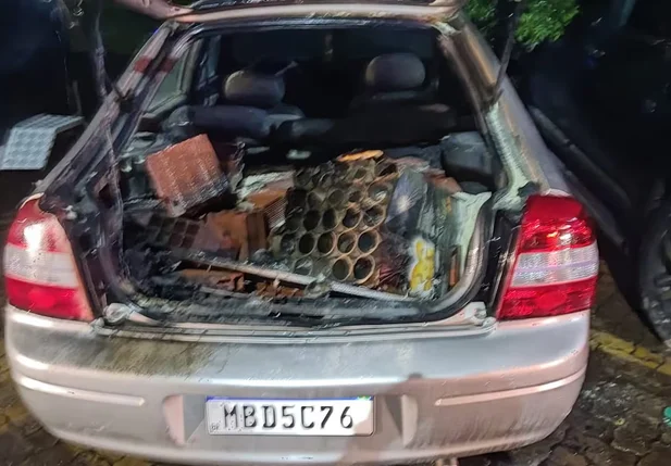 Carro que explodiu perto do STF