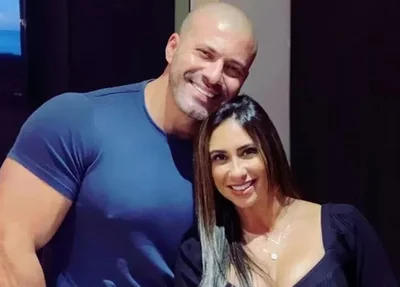 Daniel Silveira e a esposa Paola da Silva