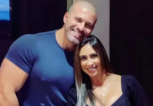 Daniel Silveira e a esposa Paola da Silva