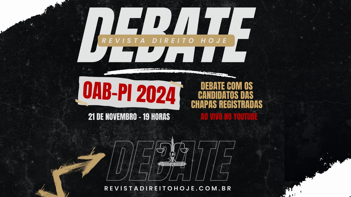 Debate da Revista Direito Hoje com candidatos à Presidência da OAB-PI