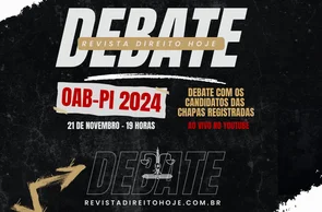 Debate da Revista Direito Hoje com candidatos à Presidência da OAB-PI