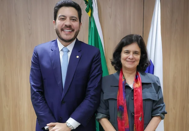 Deputado Jadyel Alencar e a ministra da Saúde, Nísia Trindade