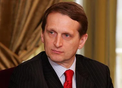 Diretor do Serviço de Inteligência Estrangeiro Russo Sergey Naryshkin