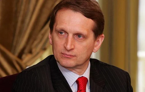 Diretor do Serviço de Inteligência Estrangeiro Russo Sergey Naryshkin