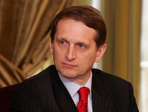 Diretor do Serviço de Inteligência Estrangeiro Russo Sergey Naryshkin