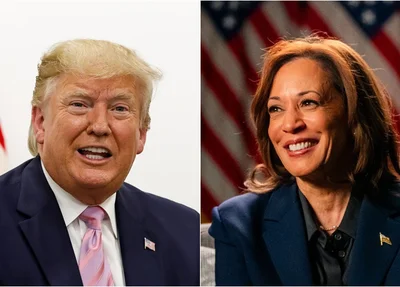 Donald Trump e Kamala Harris