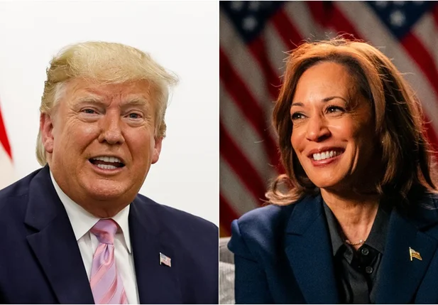 Donald Trump e Kamala Harris