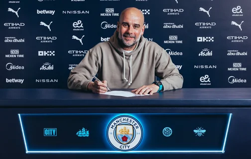 Guardiola renovou com o Manchester City