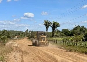 Idepi realiza recuperação de estradas vicinais em Jatobá do Piauí