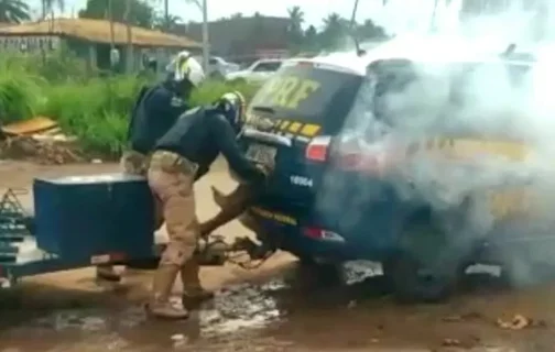 Imagens flagraram os três ex-policiais torturando Genivaldo, no porta-malas de uma viatura, em maio de 2022