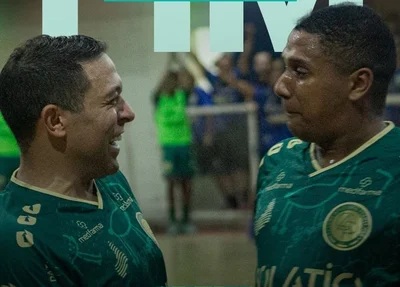 João César e Biskui, jogadores do Atlético Piauiense