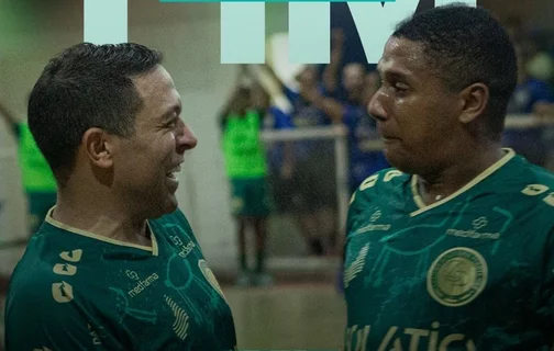 João César e Biskui, jogadores do Atlético Piauiense