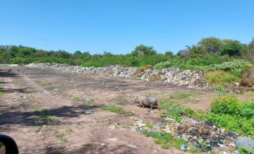 Lixão em Murici dos Portelas