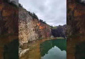 Local onde ocorreu o acidente de bungee jump