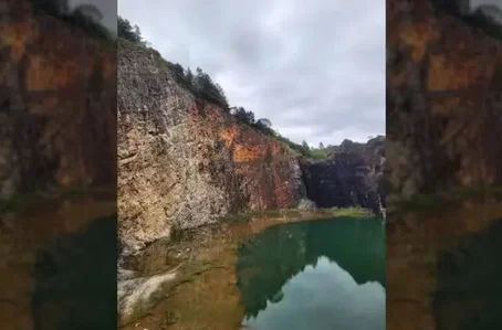 Local onde ocorreu o acidente de bungee jump