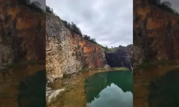 Local onde ocorreu o acidente de bungee jump