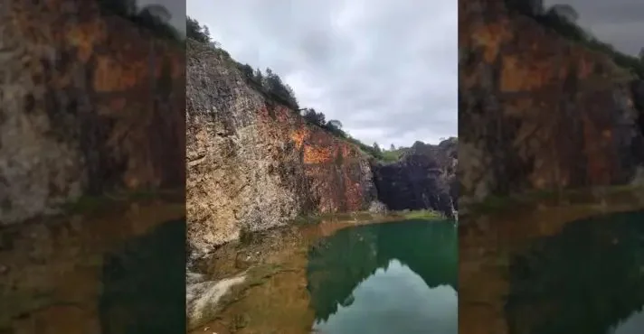 Local onde ocorreu o acidente de bungee jump