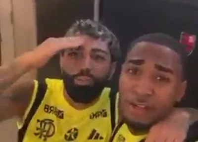 Lorran e Gabigol ironizam Rodri como melhor do mundo