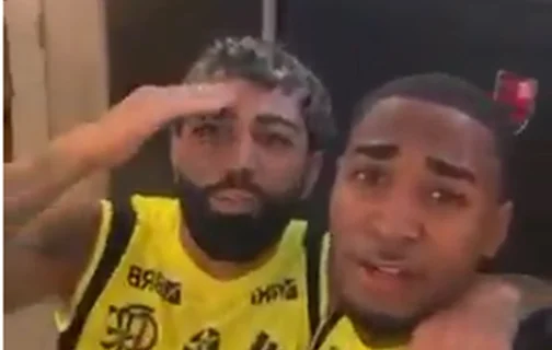 Lorran e Gabigol ironizam Rodri como melhor do mundo