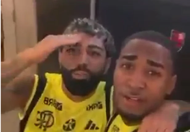 Lorran e Gabigol ironizam Rodri como melhor do mundo