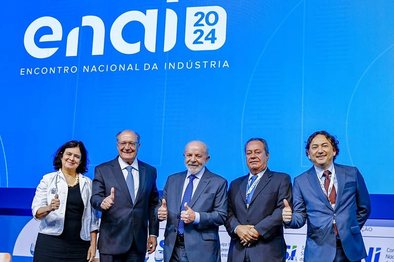 Luiz Inácio Lula da Silva marcou presença durante o evento.