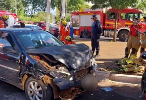 Motorista morre após sofrer parada cardíaca e colidir em cinco carros no DF