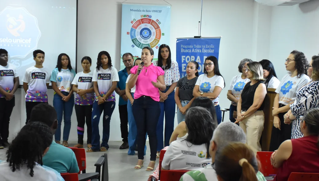 O evento também contou com videoconferência realizada com os municípios participantes de todo o país