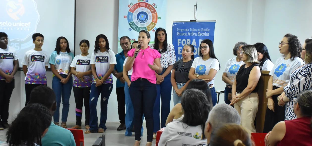 O evento também contou com videoconferência realizada com os municípios participantes de todo o país