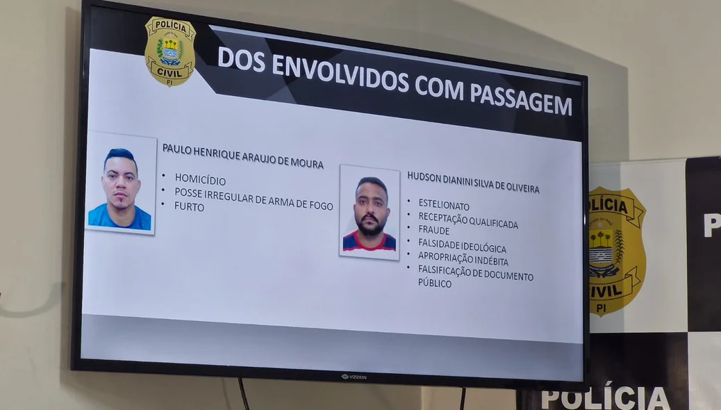 Participantes do esquema criminoso