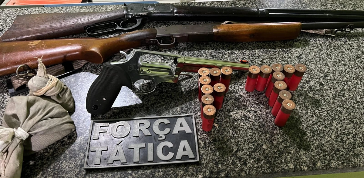 Polícia Militar apreende armas e munições em residência de Simplício Mendes