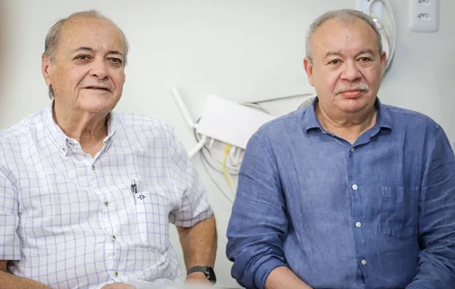 Prefeito Sílvio Mendes e Antônio Santana