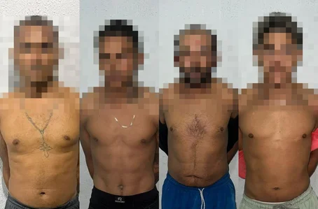 Quatro homens acusados de integrarem facções criminosas foram presos em Barra Grande